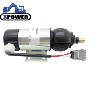 โซลินอยด์หยุดปิดน้ำมัน24V DC 51557 1830592 873754 872825 881969 OE52318 872458สำหรับเครื่องยนต์ TAMD61A D6D D6E - Product Image 1