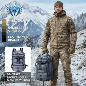 Sac à dos tactique personnalisé avec logo, 25L-35L, système Molle, imperméable, pour la gym, la randonnée, le camping, le sport, pour hommes - Product Image 1