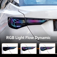 Feux arrière à LED modifiés CSL de style flottant avec DRL et clignotants séquentiels RGB pour Nissan Sylphy Sentra 14e génération 2020-2024