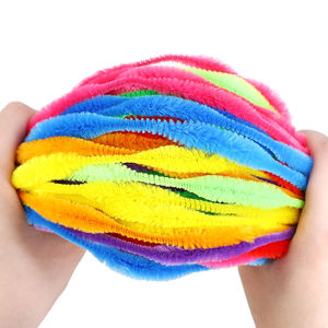 100 Трубы, неровные трубы из синели, очиститель для рукоделия, ручной работы - Product Image 3