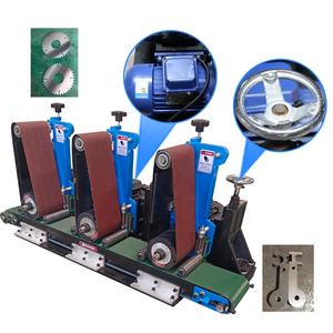 เครื่องขัดและวาดเส้นลวดแบบแบนสถานีคู่เครื่องขัดโลหะแผ่นขัดสนิม - Product Image 1