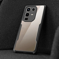 Pour Infinix Note 50 50S 50X 40 30 12 11 10 Pro Plus Note 8 7 Étui Noir Ultra-fin Anti-chute Protection Cadre Souple Couverture Acrylique