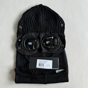 <span class=keywords><strong>Bonnet</strong></span> en laine mélangée <span class=keywords><strong>automne</strong></span>-hiver pour homme et <span class=keywords><strong>femme</strong></span>, chaud, côtelé, CP, nouveau, tricoté, avec protection oculaire pour la plage - Product Image 3