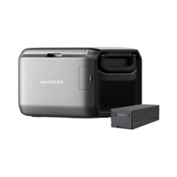 Réfrigérateur portable EcoFlow GLACIER Classic 35L, contrôle de la température à zone unique, refroidissement par compresseur, 50W, 12V, ajustement universel