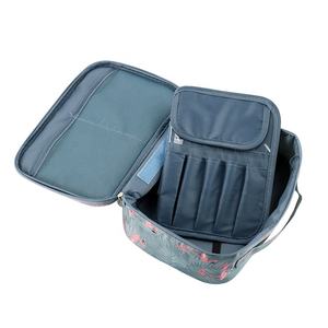 BSCI ISO Sedex FAMA Neceser de <span class=keywords><strong>Maquillaje</strong></span> de Viaje Completo con Estampado de Flamencos, Bolsa de Lona Plegable Colgante con Cremallera - Product Image 5