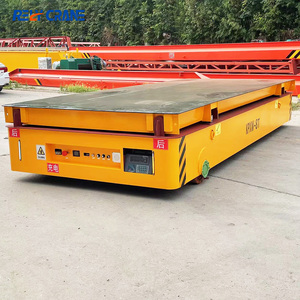 Chariot de transfert de poutres en béton à batterie 10-30t à prix abordable, transpalette électrique sans rail pour usine intelligente - Product Image 5