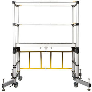 ทาวเวอร์นั่งร้านแบบยืดหดได้,หอก่อสร้างนั่งร้านมือถือทำจากอลูมิเนียมใบรับรอง CE - Product Image 1