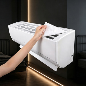 Nahe <b>Air</b> Conditioner Dust Cover Wall Mount Non Woven Fabric Minimalist Style Easy Installation - Product Image 2