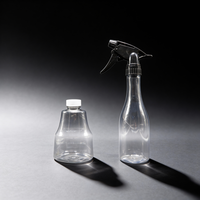 Bouteille en plastique transparente PET personnalisée de 250 ml et 300 ml pour l'emballage de jus, de soda, de thé, de café, d'eau minérale et d'alcool