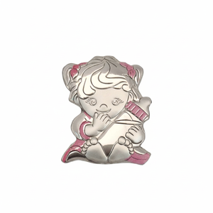 BLAZON Ciondolo e charm a forma di bambina con bottiglia 30x38mm - Product Image 2