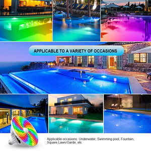 12V 120V 40W LED Piscine Lumière RGB RF À Distance E27 E26 Base Spa <span class=keywords><strong>Ampoule</strong></span> Sous-Marine Étang Paysage Éclairage Lampe SMD2835 - Product Image 2