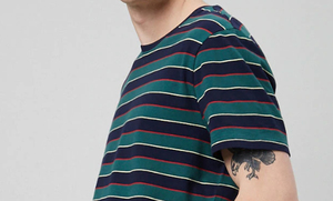 2019 Mens Clothing Summer Striped Printing Custom <span class=keywords><strong>T</strong></span> Shirts for Men - Product Image 4
