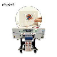Plusjet UV DTF Imprimante Film 30cm Machine à étiquettes F1080 I1600 Tête d'impression logo Machine pour boîte DTF Uv Sticker Printer Printing