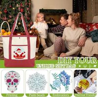 Sac fourre-tout en toile de coton de taille moyenne, personnalisé, écologique, réutilisable, durable, en matériaux recyclables, naturel et coloré