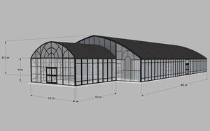 Grande Tente de Réception de Luxe à Structure Transparente, Chapiteau pour Événements, Atrium à Murs en Verre Transparent, Tentes de Mariage et de Fête, Tente Orangerie - Product Image 6
