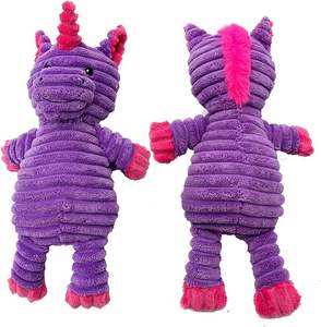 Paquete de 5 juguetes de peluche surtido valor paquete cachorro mascota <span class=keywords><strong>Mutt</strong></span> Squeak juguete para perros medianos grandes, juego de juguetes para masticar perros - Product Image 2