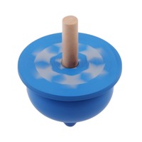Toupie colorée en gros, jouet classique Montessori, toupie magique, jouet éducatif, cadeau d'anniversaire, jouet en bois
