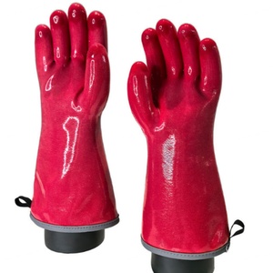 1472 Thickened Waterproof <b>Oven</b> Mitts BBQ Safety <b>Gloves</b> for Kitchen Grill Heat Resistant <b>Gloves</b> for Oil Grilling - Product Image 2