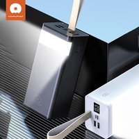 Banque d'alimentation portable haute capacité 40000 mAh avec écran LED, 2 ports USB et charge rapide, conforme à la norme MSDS
