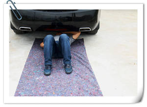 Tapis d'atelier imperméable au design moderne Tapis de sol de garage à dos en caoutchouc pour l'entraînement des motos et des vélos Tapis de style moderne - Product Image 4
