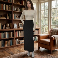Vêtements en tricot sur mesure, maxi, OEM et ODM, haute qualité, robes en tricot pour femmes, vente en gros
