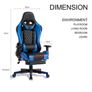 Alfombrilla de ratón personalizada gratis Oyun Koltugua Silla ergonómica para juegos Esports Pro Gamer para juegos de PC y oficina Respaldo alto - Product Image 4