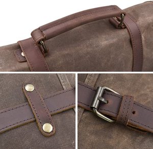 Borse a tracolla per Laptop in pelle <span class=keywords><strong>Messenger</strong></span> da uomo vecchie e Vintage personalizzate - Product Image 2