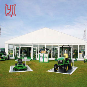 Hot <b>Sale</b> 30x20m Permanent Aluminum Glass Party <b>Marquee</b> Tents with Beautiful Wedding Party Decoration - Product Image 3
