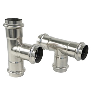 <span class=keywords><strong>Fitting</strong></span> pipa tekan baja tahan karat Tee <span class=keywords><strong>Fitting</strong></span> tipe <span class=keywords><strong>M</strong></span> - Product Image 1