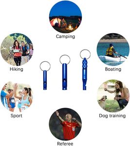 Porte-clés sifflet 2-en-1 multifonction avec étui à pilules, étanche et scellé, pour arbitres <span class=keywords><strong>de</strong></span> sport et entraînement - Product Image 3