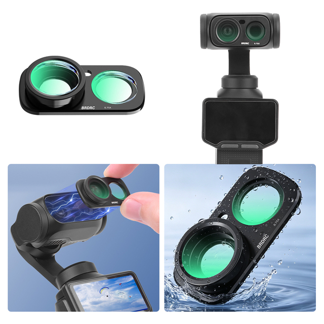 115° Magnifying External Filter for Insta360 Luna Ultra Wide-angle Optical Glass Magnetic Lens Filter Kit Camera Accessories