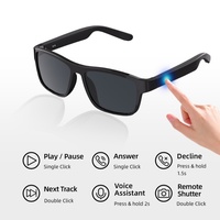 Lunettes intelligentes à commande tactile, lunettes audio intelligentes, appels sans fil BT, lunettes intelligentes avec lecteur de musique, anti-lumière bleue