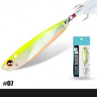 Leurre de pêche jigging Topline 7G/10G/15G/20G, 8 couleurs, hameçons triples 4X renforcés, yeux 3D, leurres métalliques de pêche simulés