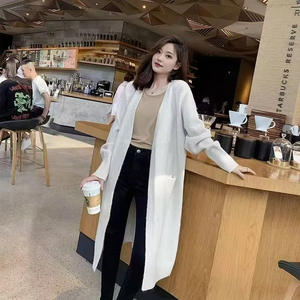 <span class=keywords><strong>Cardigan</strong></span> Lungo Invernale Stile Coreano a Tinta Unita per Donne, Morbido e Ampio in Maglia Casual per Ragazze - Product Image 4