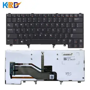डेल अक्षांश के लिए फैक्टरी थोक कीबोर्ड e5420 e5430 e6220 e6420 e6430 e6220 ई 6220 लैपटॉप कीबोर्ड बैकलिट के साथ