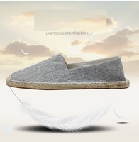 Espadrilles décontractées populaires pour hommes et femmes, style marche, en toile