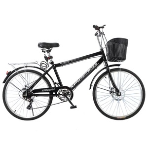 Vélo de ville classique DIVANO 26 pouces argenté 24 vitesses pour femme, cadre <span class=keywords><strong>VTT</strong></span> en acier à haute teneur en carbone, jantes en aluminium, vente en gros personnalisée - Product Image 4