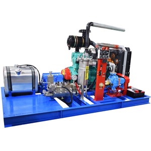 Bomba de Chorro de Alta Presión de 5000 psi, Impulsada por Diésel, para Trabajos Municipales y Alcantarillado - Product Image 2