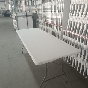 Chất lượng cao di động ngoài trời gấp bảng 4/6/8ft Trắng nhựa có thể gập lại vườn bảng Thiết kế hiện đại cho các sự kiện ăn uống bên - Product Image 4
