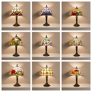 Lámpara <span class=keywords><strong>de</strong></span> Techo Estilo Tulipán LED E26 con Cúpula <span class=keywords><strong>de</strong></span> Vidrio Estampado Europeo <span class=keywords><strong>de</strong></span> 8 Pulgadas APCITL - Product Image 2