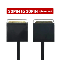 Kabel Layar EDP Koaksial 40-pin ke 30-pin dengan Jaket PVC dan Konduktor Tembaga untuk Layar LCD 4K hingga 1080P 2K 4-lane ke 2-lane
