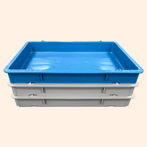 Caja de fermentación de masa restaurante pizza caja de prueba de masa apilable con estantes de exhibición de clip - Product Image 1