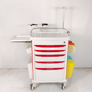 รถเข็นอุปกรณ์โรงพยาบาลเครื่องมือฉีดยาชาแบบฉีดเข้ารับการผ่าตัด - Product Image 2