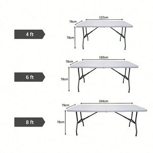 Custom-Made Polyester Rectangular Tablecloths Wrinkle-Free Reusable Durable Elastic Fabric 8ft Size for Weddings Parties <b>Outdoor</b> - Product Image 4