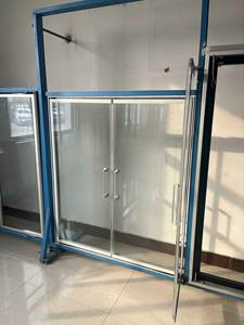 Nouveau réfrigérateur électrique à portes vitrées, profilés de porte en verre, portes en verre double vitrage, réfrigérateur commercial, portes de placard pliantes, facile - Product Image 5