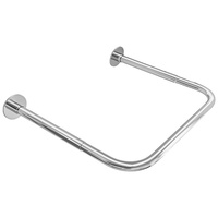 Tringle de douche en U sans perçage, installation facile, étanche et anti-moisissure pour la séparation des zones humides et sèches de la salle de bain