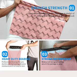 Bolsas de Correo de Plástico Reciclado con Logotipo Personalizado, Bolsas de Embalaje de PE para Ropa, Bolsas de Envío de Fábrica - Product Image 4