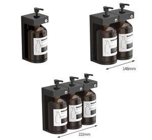 <span class=keywords><strong>Distributeur</strong></span> <span class=keywords><strong>mural</strong></span> de <span class=keywords><strong>savon</strong></span> à triple bouteille 500ML salle de bain presse manuelle shampooing gel douche bouteille de <span class=keywords><strong>savon</strong></span> liquide - Product Image 1