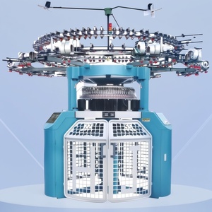 Machine à tricoter circulaire double jersey automatique à grande vitesse 5,5 kW certifiée CE - Product Image 1