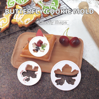 Ensemble de 3 emporte-pièces en forme de fleur d'hibiscus, moules en plastique pour fondant en forme de fleur d'Hawaï pour la décoration de gâteaux DIY